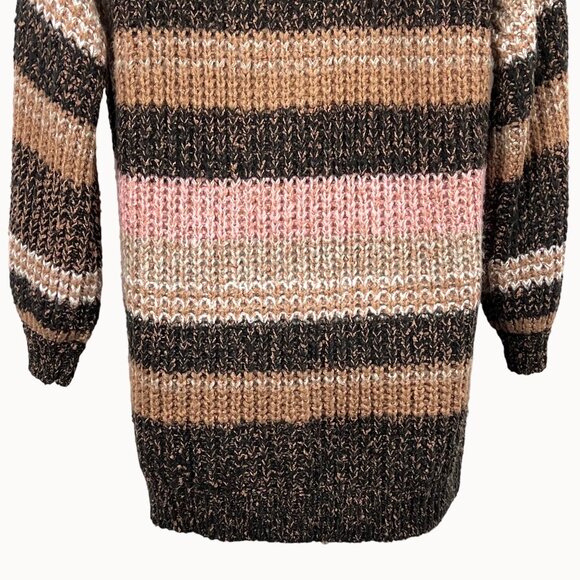 Lane Bryant Plus Size 22/24 V-Neck Tunic Style Over-Sized Sweater Striped EUC! - Picture 14 of 16